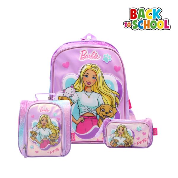 Set Mochila Barbie Pet Lover