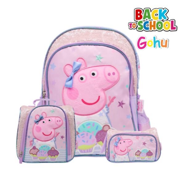 Set Mochila Peppa Pig A4