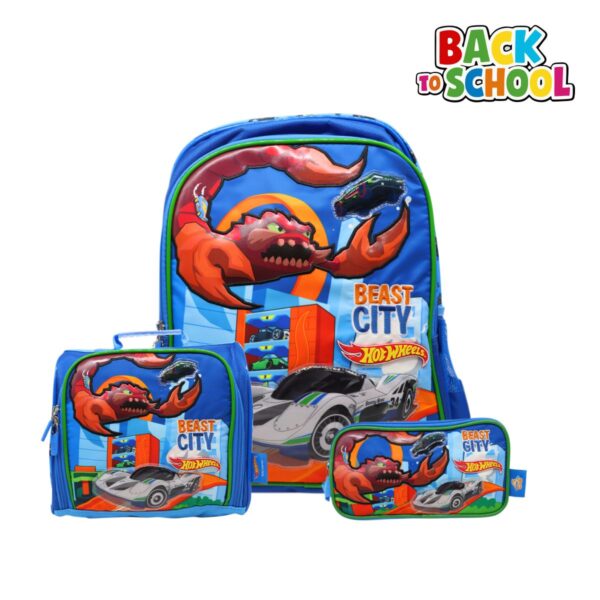 Set Mochila Hot Wheels