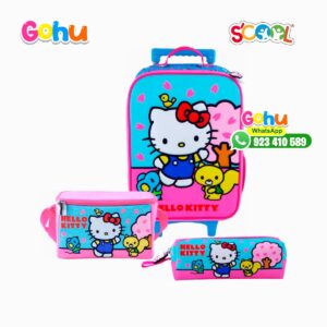 Set Maleta Kombat Hello Kitty