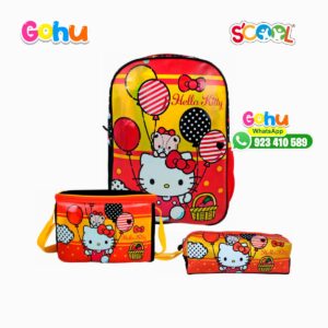 Set Mochila Kombat Hello Kitty