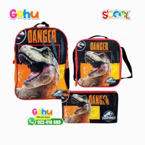 Set Mochila Jurassic Kombat