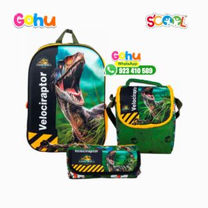 Set Mochila Jurassic Ranger