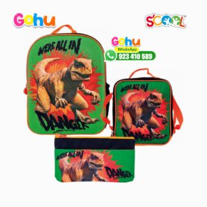 Set Mochila Jurassic Ranger