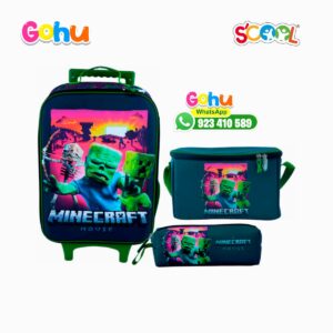 Set Maleta Minecraft Kombat