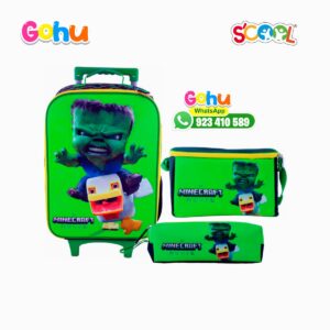 Set Maleta Minecraft Kombat